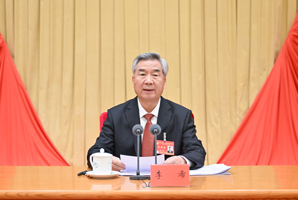 李希在二十届中央纪委五次全会上作工作报告